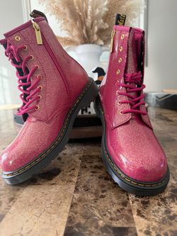 Dr.Martens youth  1460 Glitter Leather Boots