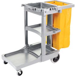 Janitorial Cart And Mop Bucket