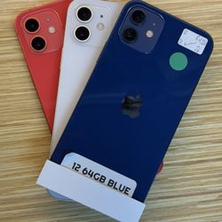 On Sale iPhone 12 64GB Refurbished Unlocked 