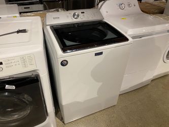 MAYTAG White Top Load Washing Machine with Extra Power Model #MVWB766FW1
