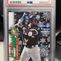 2020 Topps Holiday Luis Robert RC #HW2 PSA Graded 10