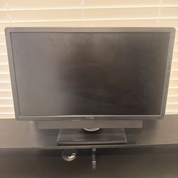 Dell 24" Pro Monitor with Attached Soundbar