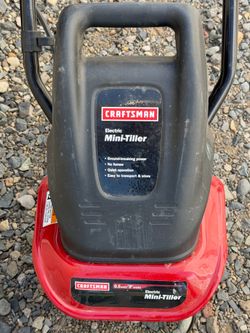 Craftsman Electric 9” wide tiller