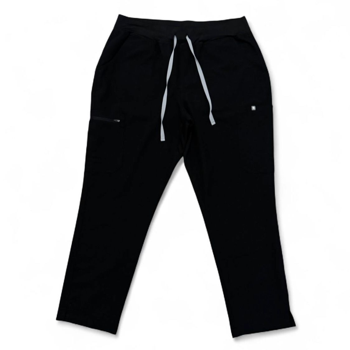 Figs black High Waisted Yola Scrub Pants 