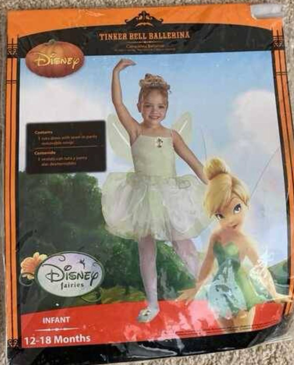 NEW Tinker Bell Ballerina Halloween Costume