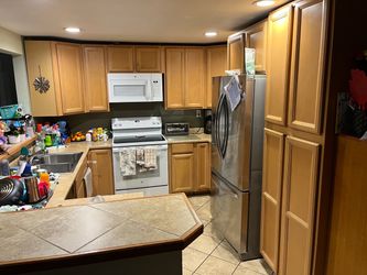 Kitchen cabinets