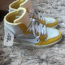 Off-White x Air Jordan 1 Size 9 Men
