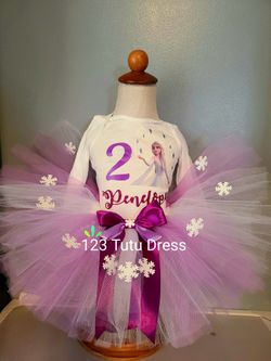 Birthday Girl Tutu Princess Elsa Frozen 2