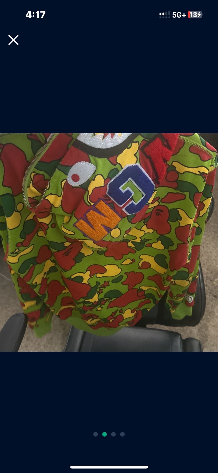 bape hoodie medium