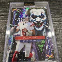 Jaxon Dart rookie card – Wild Card Joker 1 of 1! 🔥