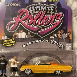 Greenlight Homie Rollerz 63 Chevy Impala Convertible With 2 Homies