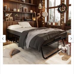 Twin size folding frame bed