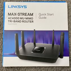 Linksys EA9300 Max-Stream AC4000 Tri-Band WiFi Router 