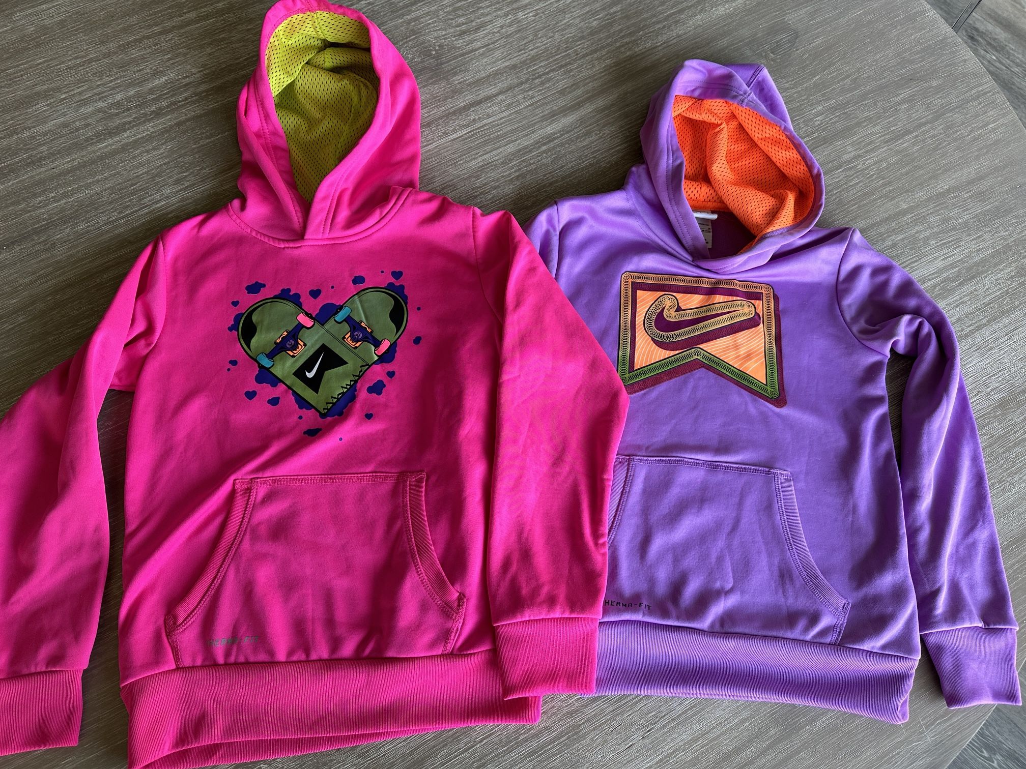 Nike Pink & Purple Pullover Hoodies - Girls Youth Medium $40 Cash