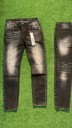 Purple Brand Rhinestone Jeans