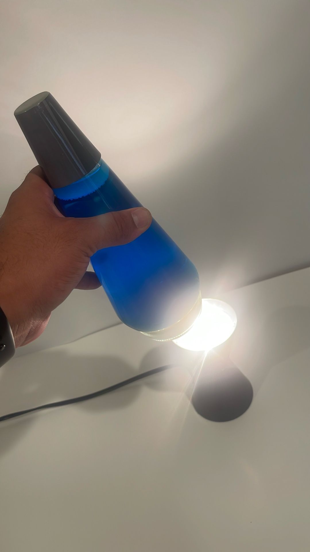 Blue Lava Lamp (wax does Not Float) Night Light