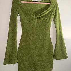 Shein Green Dress Size Xsmall