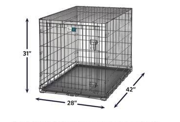 Icreat  2-Door Folding Dog Crate