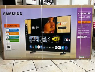 Brand New Samsung 70-inch Crystal 4K Smart TV