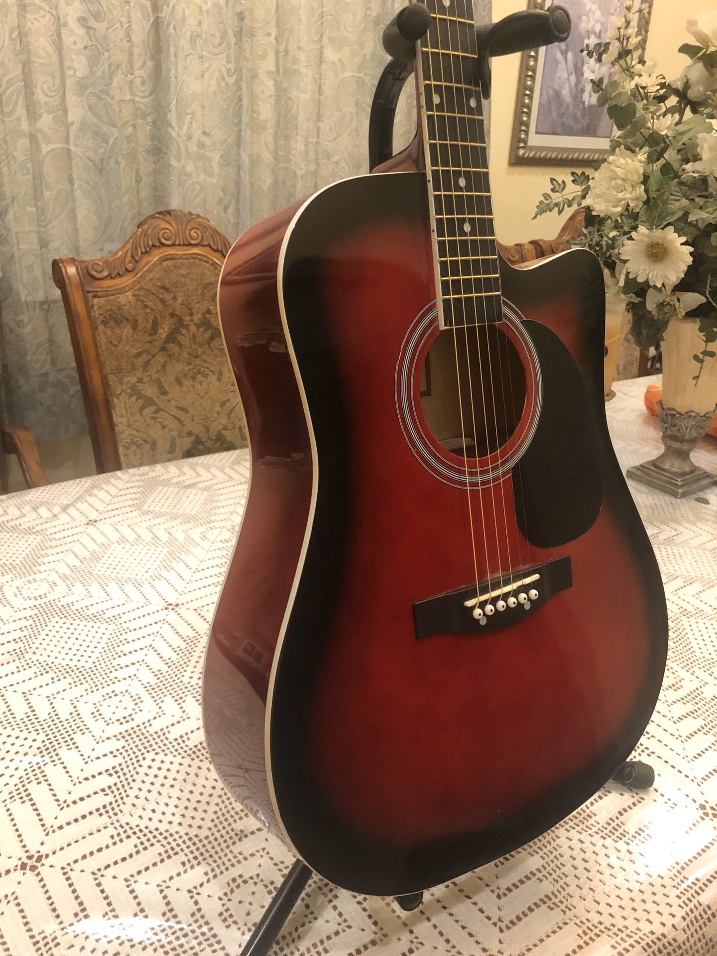 Fever acoustic guitar with metal strings