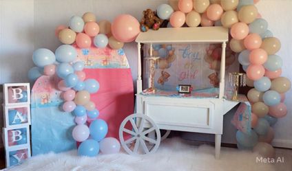 2wooden Arch Backdrop 1 Set Baby Boxes 1 Backdrop 