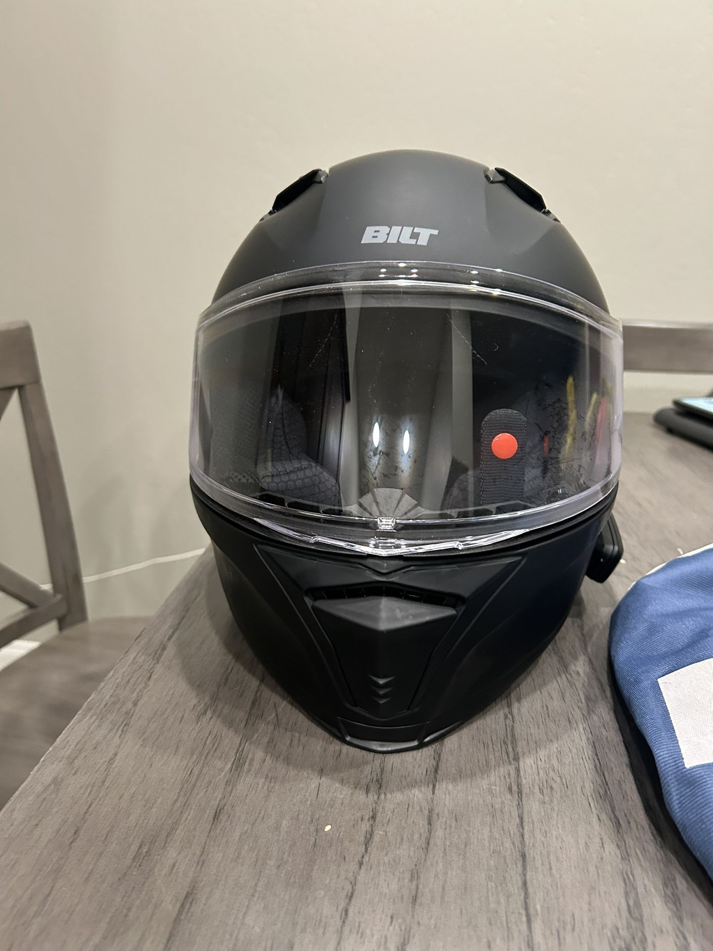 Motorcycle Helmet With Cardo Headset