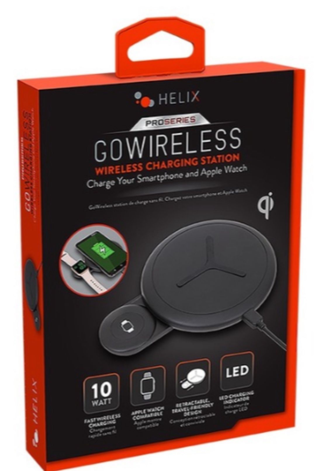 2-N-1 Wireless iPhone And Apple Charger