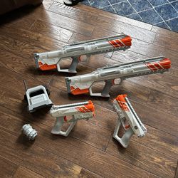 Recoil Laser Combat (Two SR-12 Rogue Blasters, and Starter Set w/ Hub)