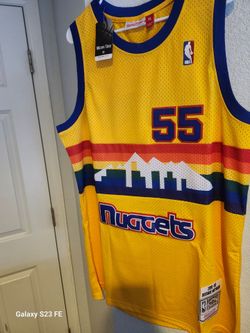 Dikembe mutombo Denver Nuggets Classic Throwback Basketball Jersey XL Denver Nuggets