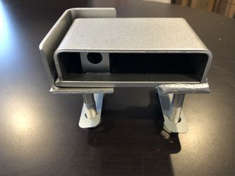 Bolt on lockbox for shipping containers