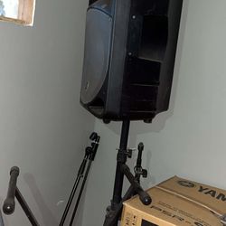Speaker with stand