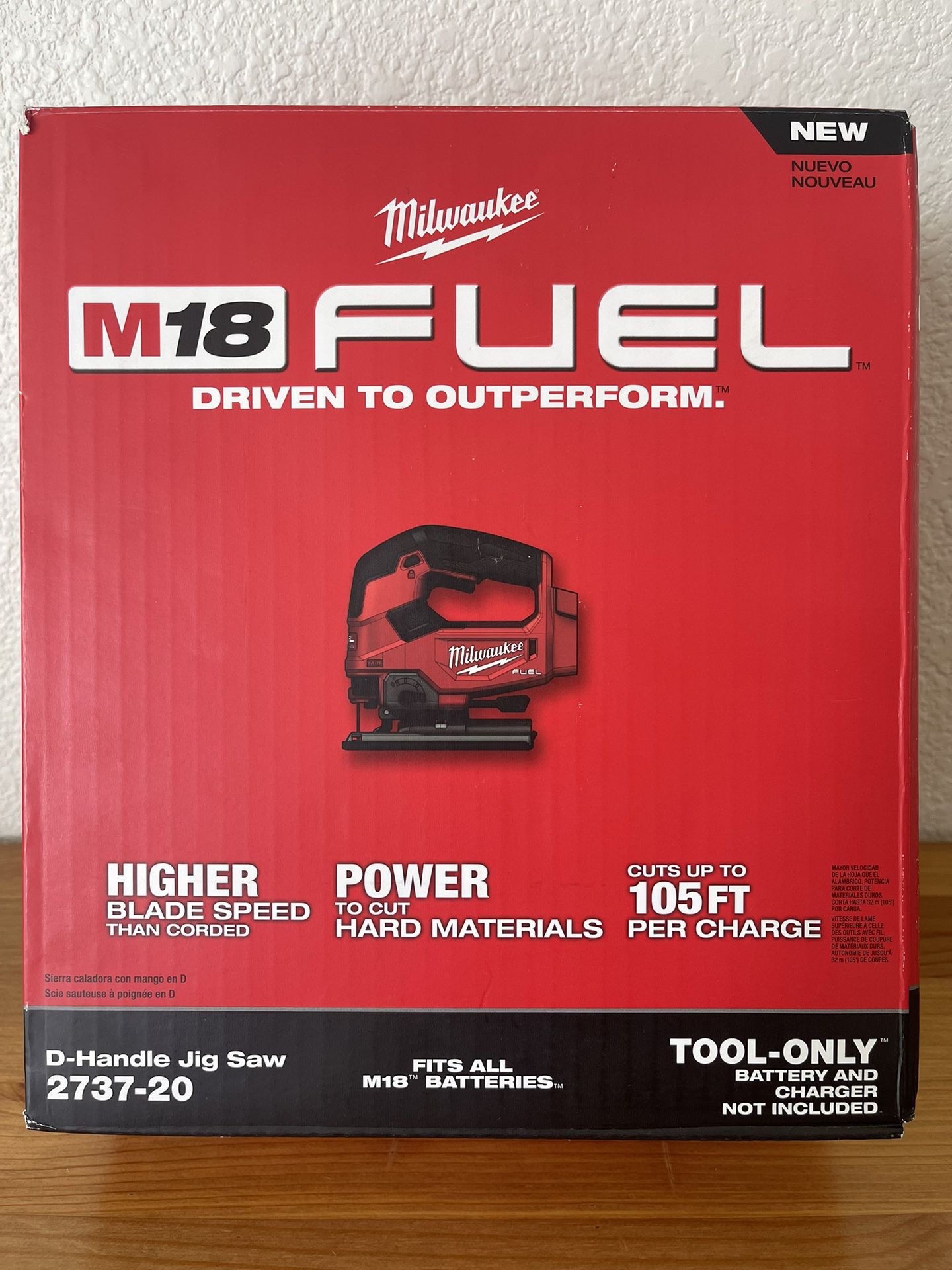 Milwaukee  M18  FUEL 18V Lithium-Ion Brushless Cordless  Jig Saw (Tool-Only)