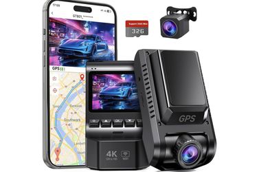 Dash Cam Front and Rear, 4k+1080P Dual Dash Camera for Cars 