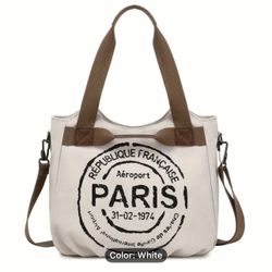 Women's Tote Bag with Zipper - Commuter, Office Crossbody Bag, High Quality Laptop Tote, Work Handbag
