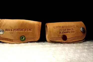 Vintage Buick, Pontiac, GMC Truck Leather Embossed KEY FOBS