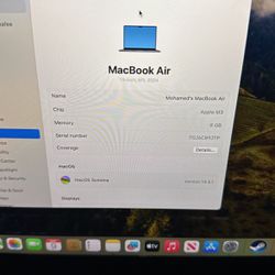 MacBook Air 13Inch M3 Chip