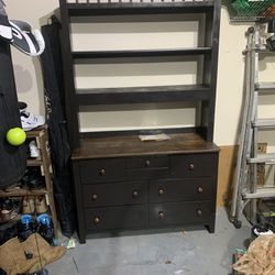 **Beautiful Stanley Furniture Hutch and Dresser Combination**