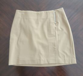 NWT The Limited Tan Wrap Mini Skirt, Size 2