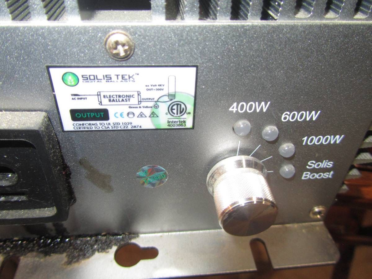 Solis Tek 1000W/750/600W Dimmable MH/HPS Digital Ballast