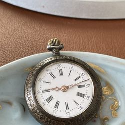 1911 Silver Italian Pocket Watch 