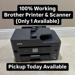 100% Working Brother Printer & Scanner (Only 1 Available) Pickup Today Available 
