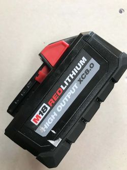 Milwaukee battery 8ah high output