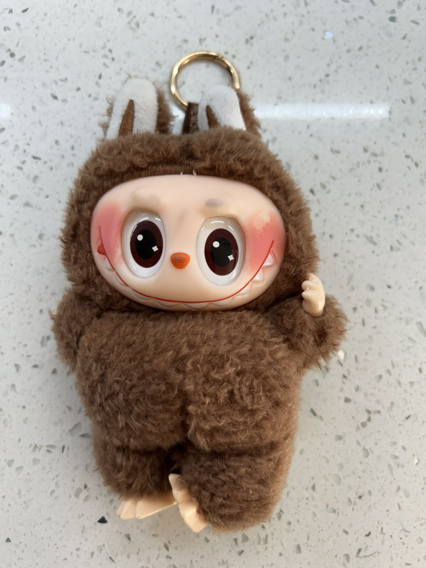 👜 Hollywood, Florida – Lafufu Brown Plush Keychain – $8