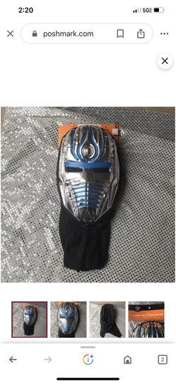 Light Up Cyborg Mask