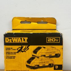 DEWALT 20 -Volt 2.0 -Pack Lithium-ion ( 3.0 Ah 3.0 Ah Battery )