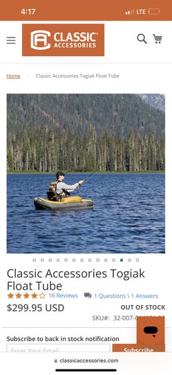 Classic Accessories Togiak Float Tube 