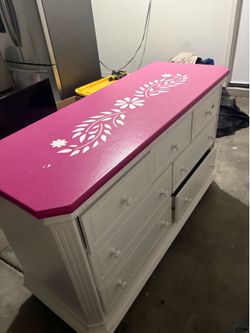White dresser
