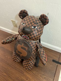 Sprayground Money Bear Teddy Backpack - Brown