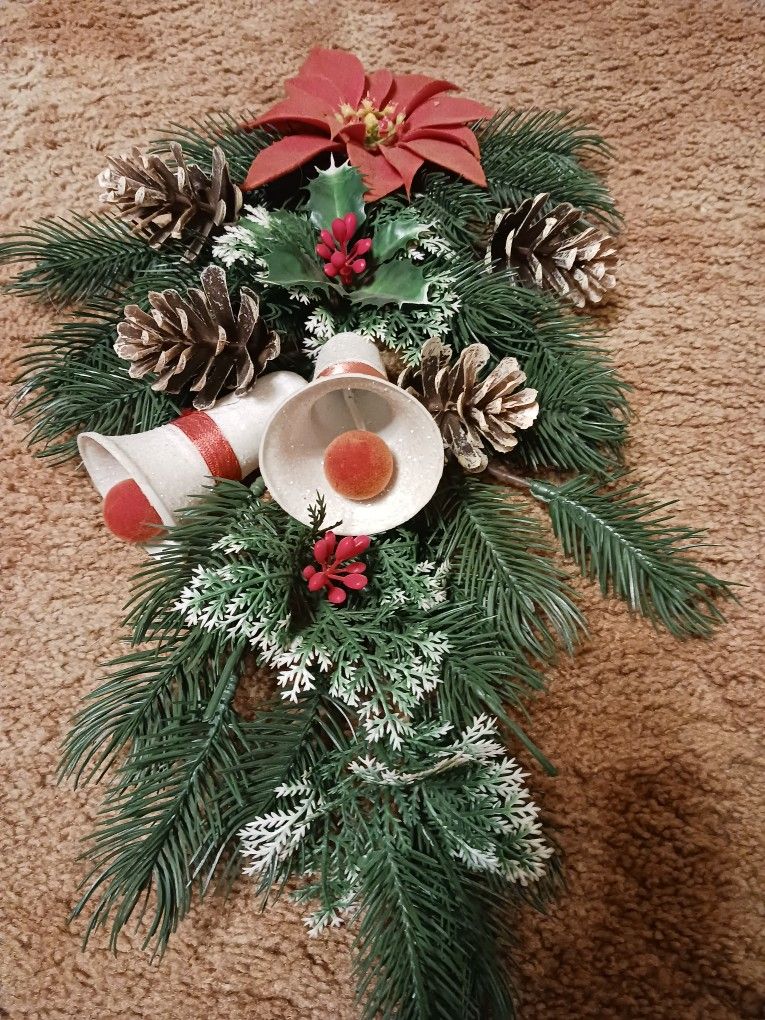 Two Vintage Christmas Swags