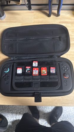 Nintendo switch 2 with 6 games